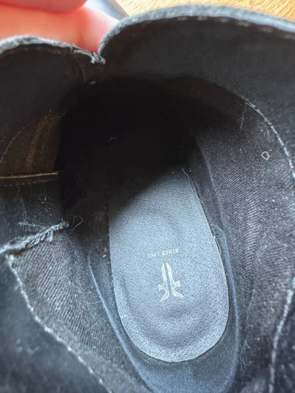 Frye Jennifer Black Leather Booties Size 8M